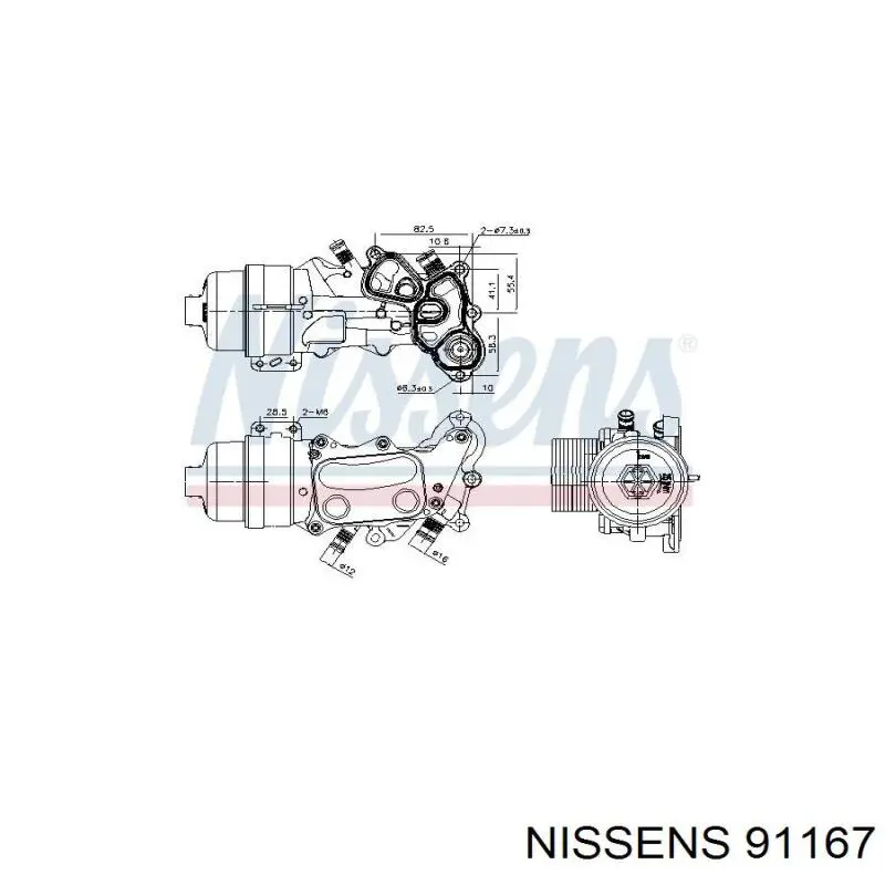 Купити CN3337H AVA Корпус масляного фільтра