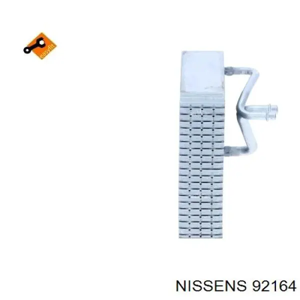 92164 Nissens радіатор кондиціонера салонний, випарник