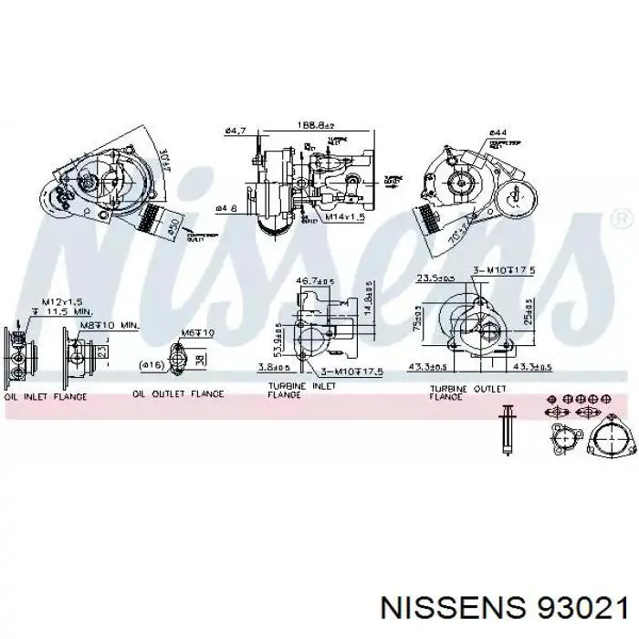 93021 Nissens турбіна
