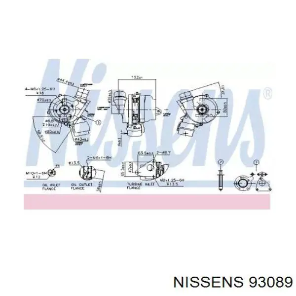 Турбіна 93089 Nissens