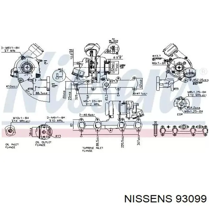 Турбіна Glossyautoparts EBY420018A ціна, від 191.23 USD