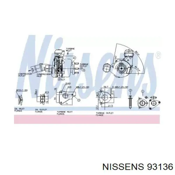 Турбіна 93136 Nissens