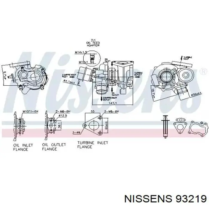 Турбіна SL Turbo K03SL12718TURBO ціна, від 173.81 USD