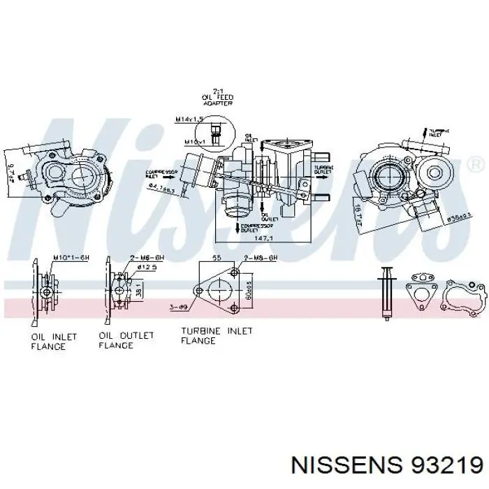 Турбіна 93219 Nissens