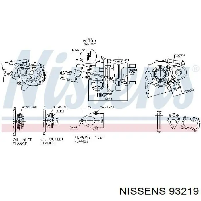 Турбіна K03SL12718TURBO SL Turbo