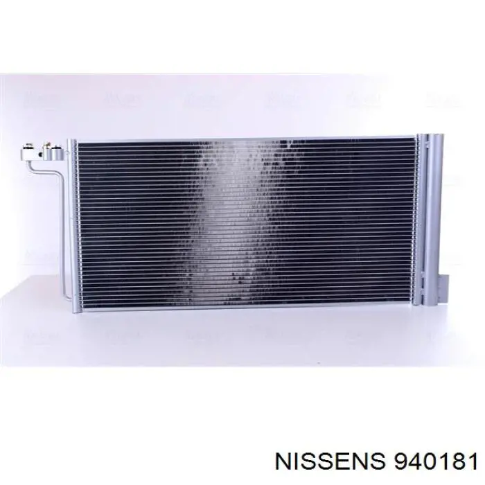 Радіатор кондиціонера 940181 Nissens