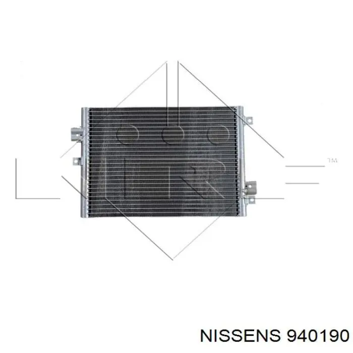 Радіатор кондиціонера 940190 Nissens