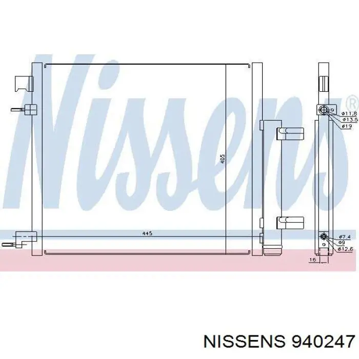 Конденсатор кондиціонера Denso DCN15006 ціна, від 77.61 USD