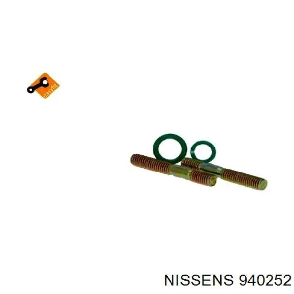 Радіатор кондиціонера 940252 Nissens