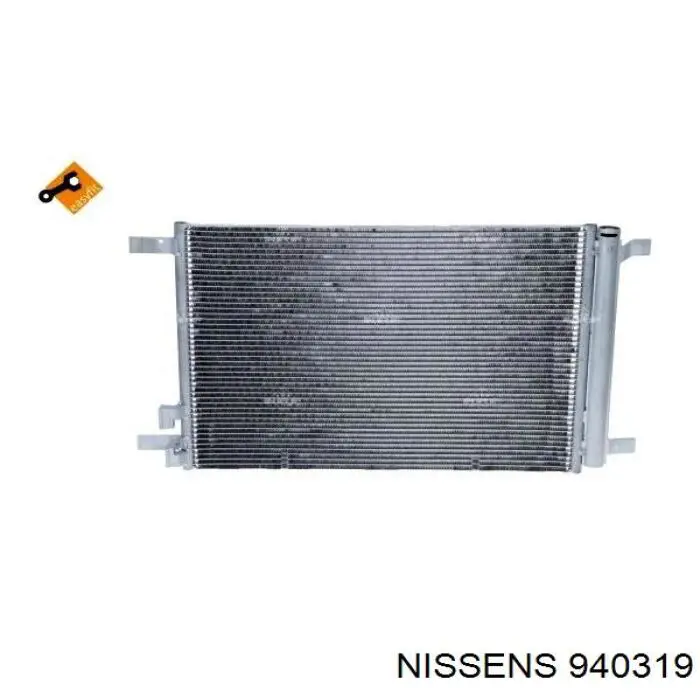 Радіатор кондиціонера 940319 Nissens