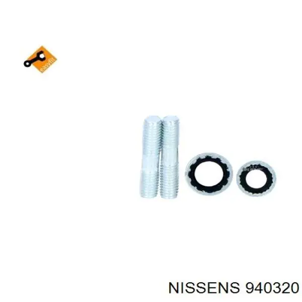 Радіатор кондиціонера 940320 Nissens