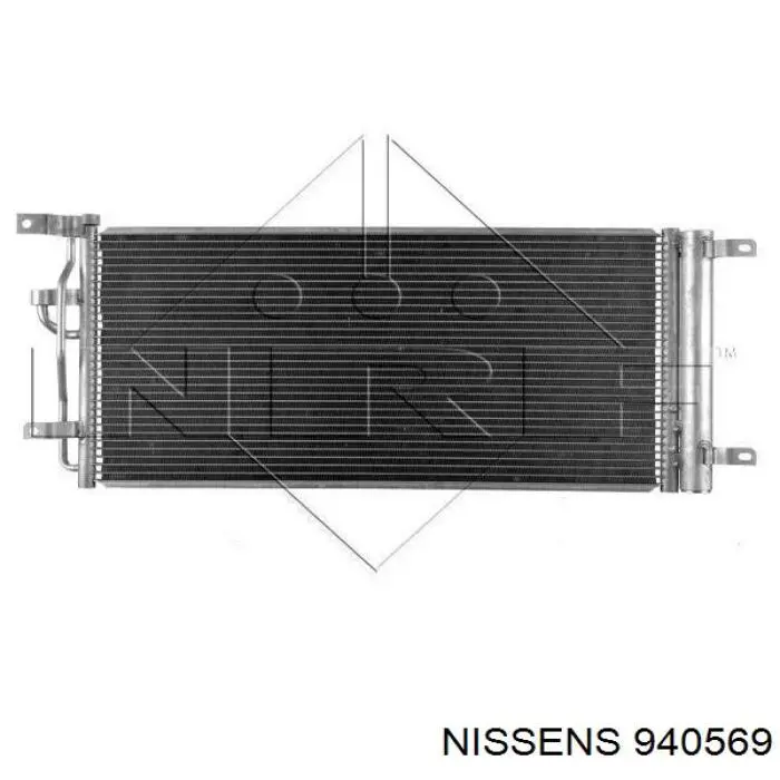 Конденсатор кондиціонера Nissens 940569 ціна, від 93.41 USD