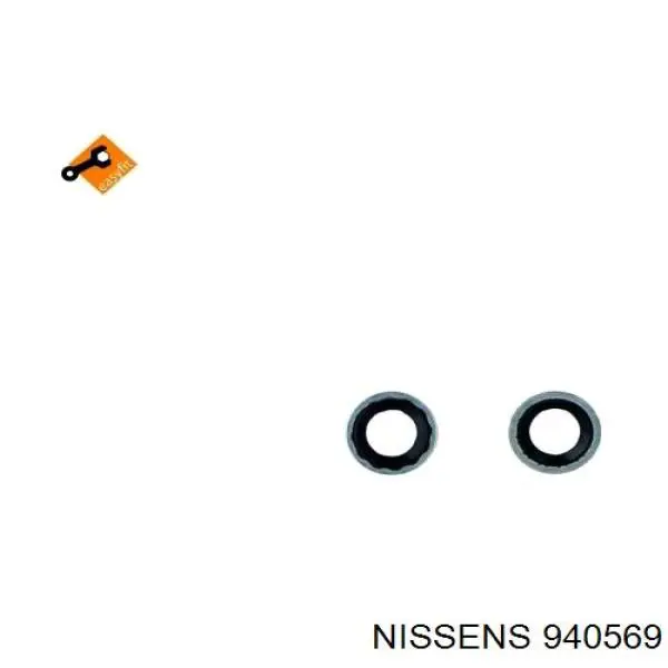 Купити 940569 Nissens Радіатор системи охолодження кондиціонера