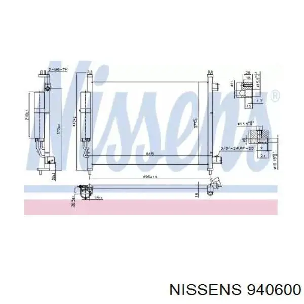 921101HC0A Nissan/Infiniti Конденсатор