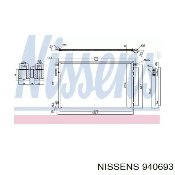 Конденсатор кондиціонера Delphi CF20317 ціна, від 80.75 USD