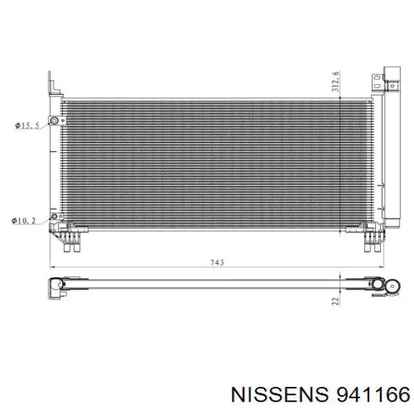  Радіатор кондиціонера Lexus RX 