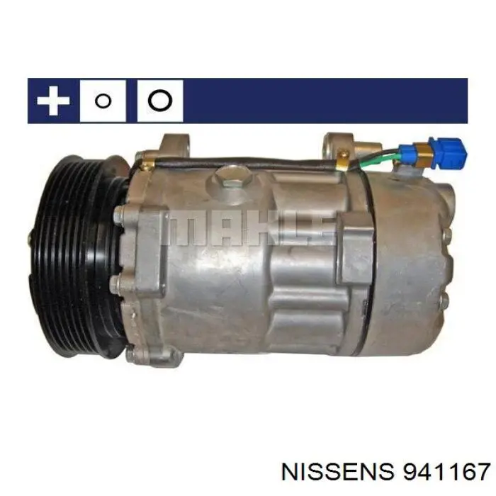 941167 Nissens радіатор кондиціонера