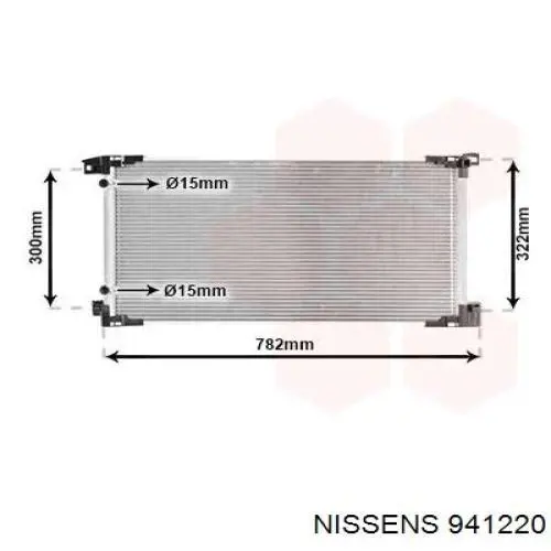 Радіатор кондиціонера DCN50114 Denso