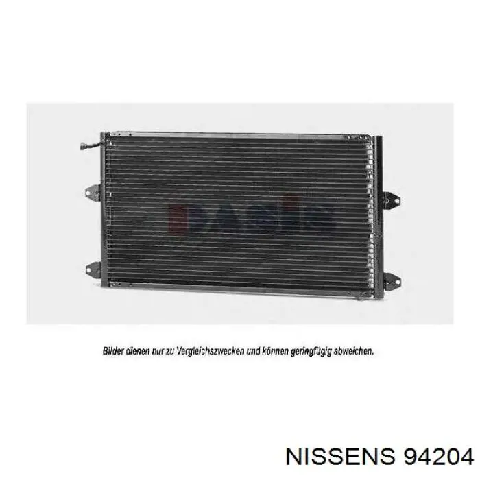 Купити 94204 Nissens Радіатор системи охолодження кондиціонера