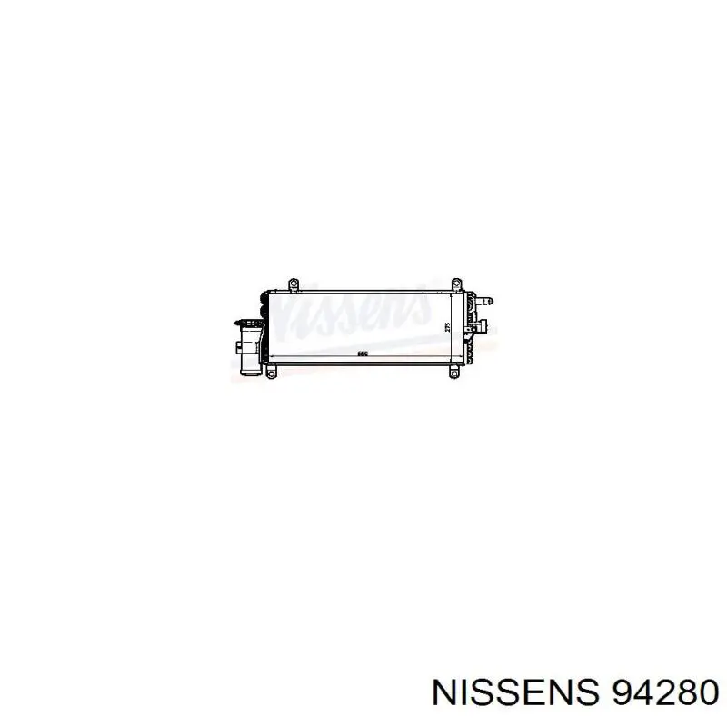 94280 Nissens радіатор кондиціонера
