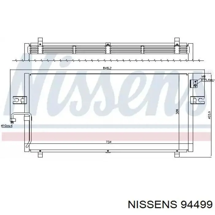 Купити 921104L915 Nissan/Infiniti Радіатор системи охолодження кондиціонера