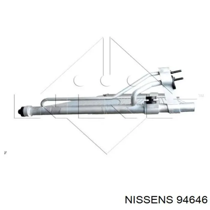 Радіатор кондиціонера 94646 Nissens