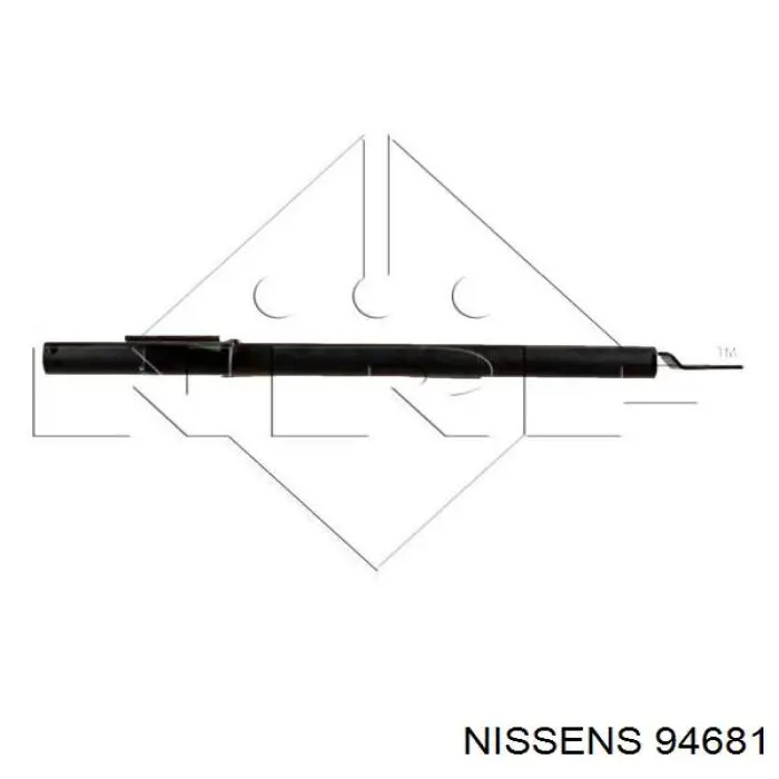Радіатор кондиціонера 94681 Nissens