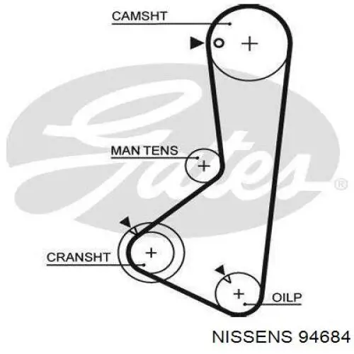 94684 Nissens радіатор кондиціонера