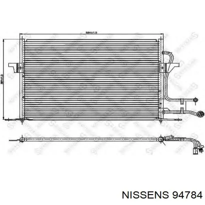 Конденсатор на Mitsubishi Pajero II Canvas Top V2W, V4W