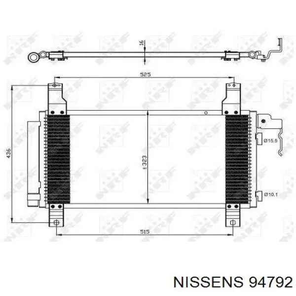 94792 Nissens Конденсатор