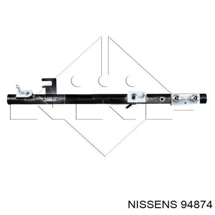 Радіатор кондиціонера 94874 Nissens