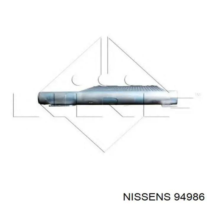 Радіатор кондиціонера 94986 Nissens
