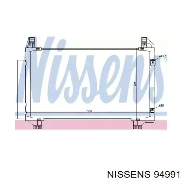 94991 Nissens Конденсатор