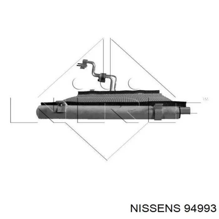 94993 Nissens радіатор кондиціонера