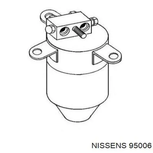 Купити 95006 Nissens Ресивер-осушувач кондиціонера