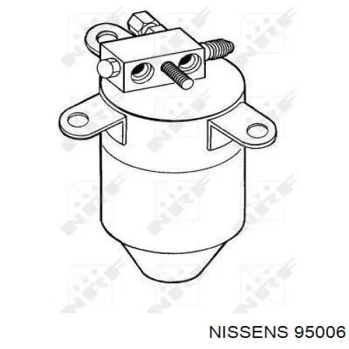 95006 Nissens Ресивер-осушувач кондиціонера