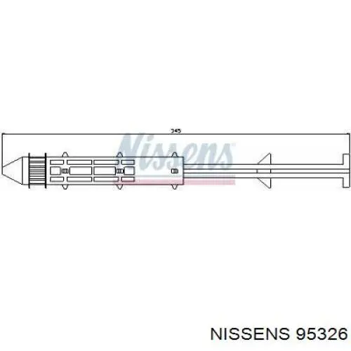 95326 Nissens ресивер-осушувач кондиціонера