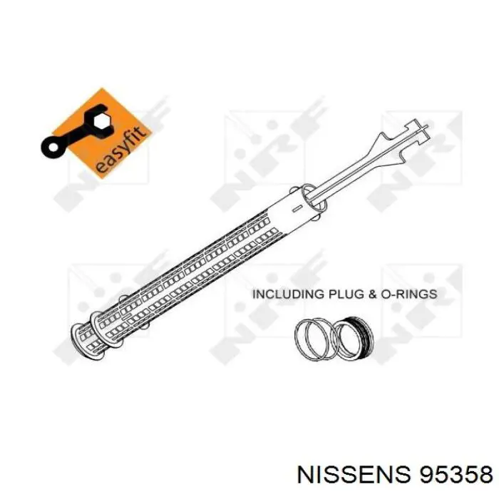 95358 Nissens ресивер-осушувач кондиціонера