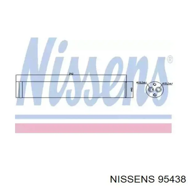 95438 Nissens Ресивер-осушувач кондиціонера