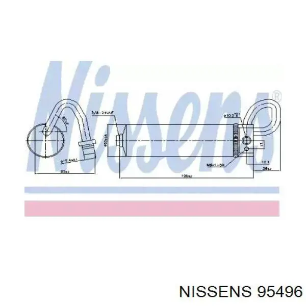 Ресивер-осушувач кондиціонера Nissan/Infiniti 92133BB50A ціна, від 32.17 USD