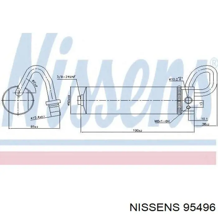 92133BB50A Nissan/Infiniti Ресивер-осушувач кондиціонера