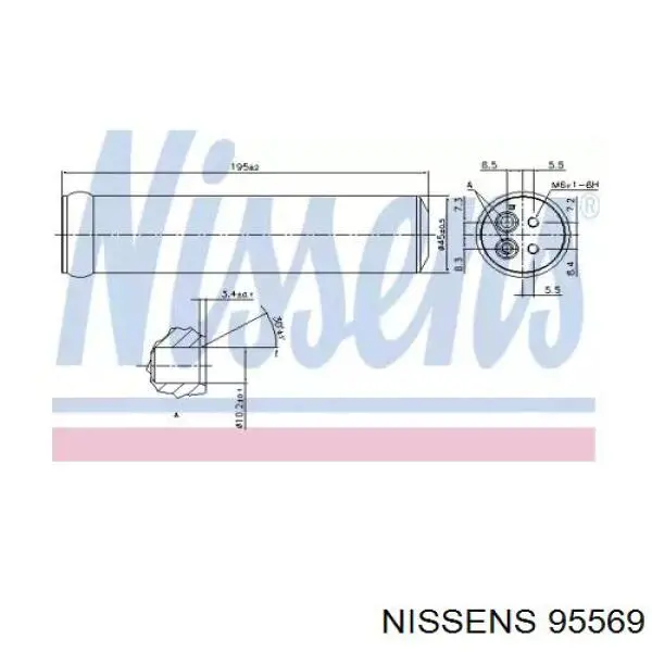 Ресивер-осушувач кондиціонера Ford 1856787 ціна, від 23.21 USD