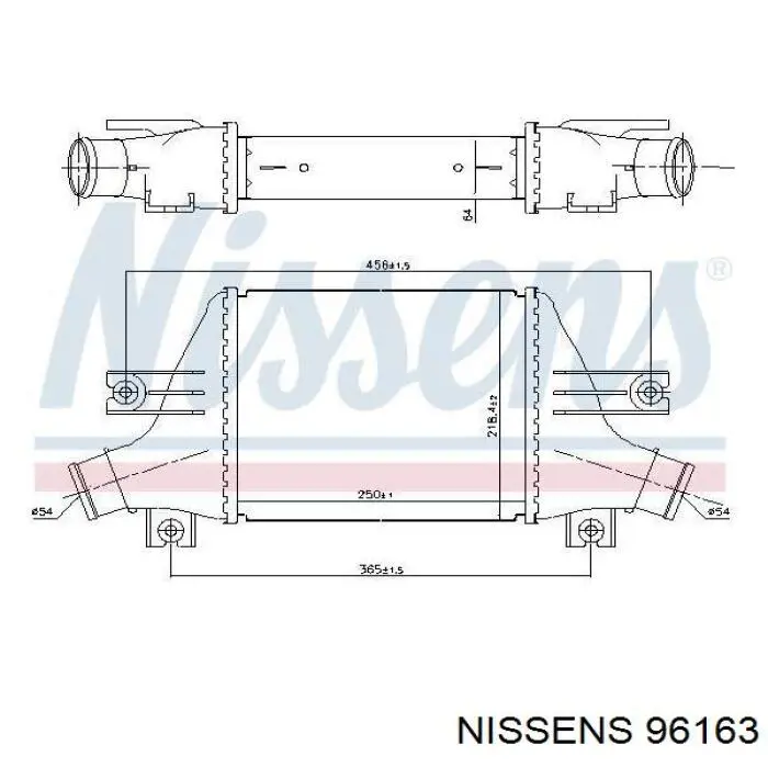 Купити 1607695880 Peugeot/Citroen Радіатор интеркуллера