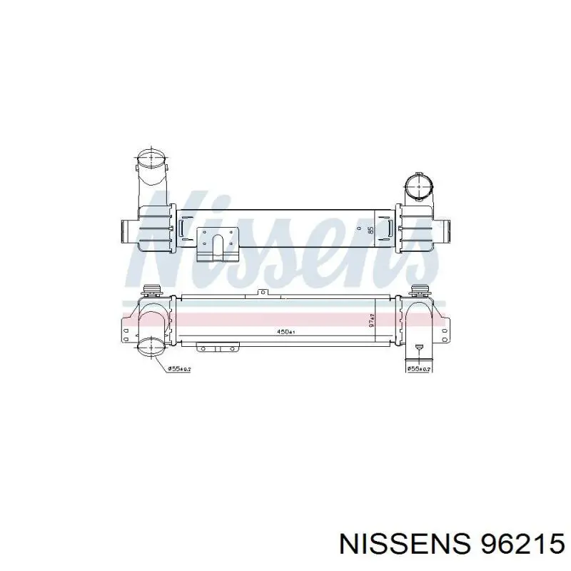 Інтеркулер 96215 Nissens