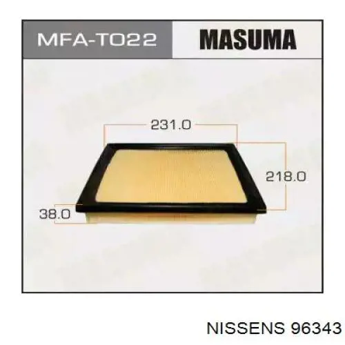 Система охолодження наддувочного повітря Nissens 96343 ціна, від 149.87 USD