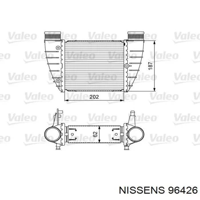 Інтеркулер 96426 Nissens