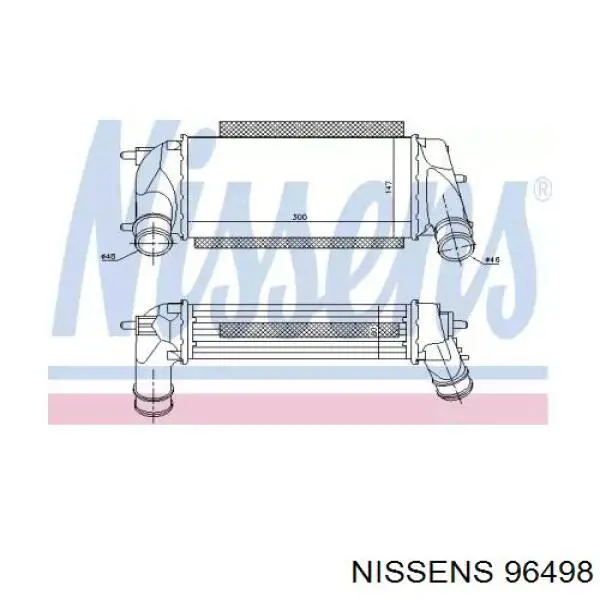Купити C1B19L440AC Ford Радіатор интеркуллера