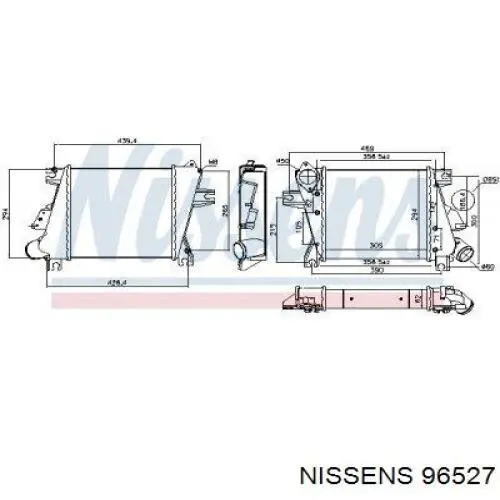 Інтеркулер A4461EQ405 Nissan/Infiniti