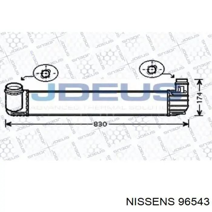 144960023R Renault (RVI) Охолоджувач наддувочного повітря