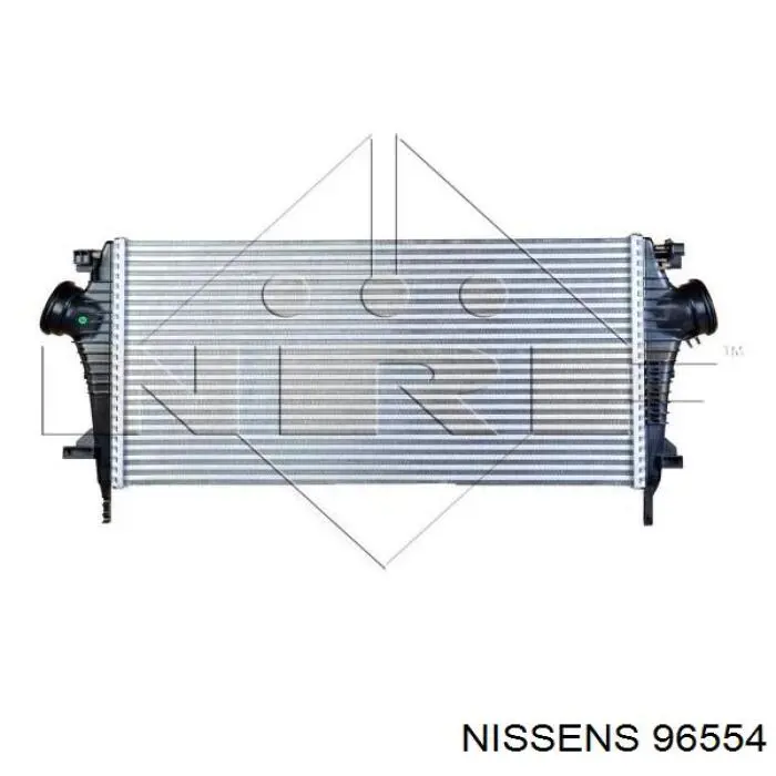 96554 Nissens Охолоджувач наддувочного повітря